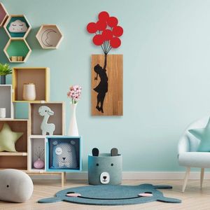 Dekoratívny drevený doplnok na stenu Banksy - 17 vyobraziť