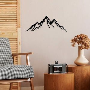Dekoratívny kovový doplnok na stenu Mountain - 11 vyobraziť