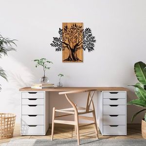 Dekoratívny drevený doplnok na stenu Monumental Tree 2 vyobraziť