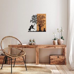 Dekoratívny drevený doplnok na stenu The Tree And The Shaking Children vyobraziť