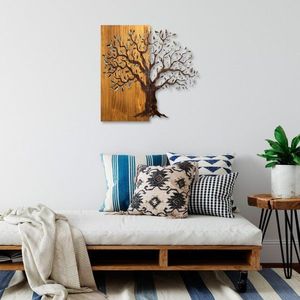 Dekoratívny drevený doplnok na stenu Mysterious Tree - 371-A vyobraziť