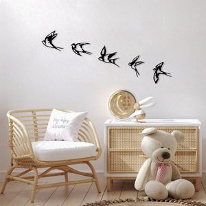 Dekoratívny kovový doplnok na stenu Swallows - 303 vyobraziť