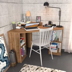 Písací stôl Floating - Walnut vyobraziť