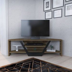 TV stolík Sares - Oud Oak, Black vyobraziť