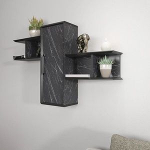 Nástenná polica Olida - Bendire Black vyobraziť