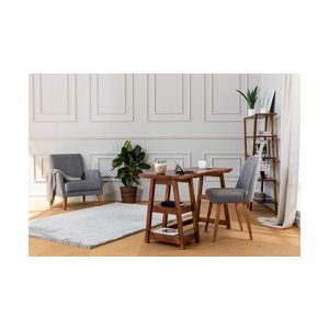 Písací stôl s knižnicou Perla - Walnut vyobraziť