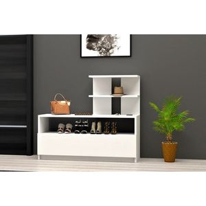 Skrinka na topánky / Botník Airy - White vyobraziť