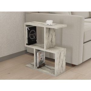 Príručný stolík / Odkladací stolík Zet - Freesia Marble vyobraziť