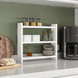 Kuchynská polica Cosmic - White vyobraziť