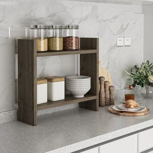 Kuchynská polica Denver - Walnut vyobraziť