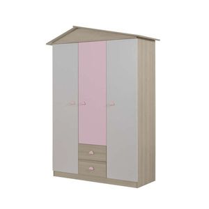 Šatníková skriňa Ayder New - Pink vyobraziť