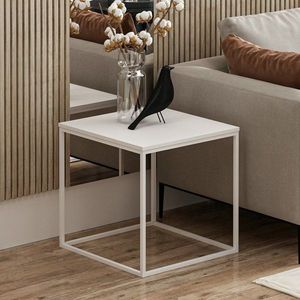 Príručný stolík / Odkladací stolík Basak - White vyobraziť