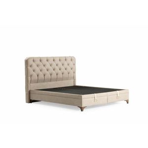 Rám jednolôžkovej postele s čelom Relax 90 x 190 - Beige vyobraziť