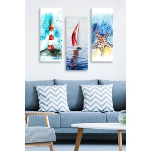 Dekoratívny obraz z MDF (3 kusy) MDF0023 vyobraziť