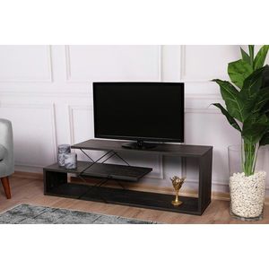 TV stolík Zigzag - Dark Brown vyobraziť