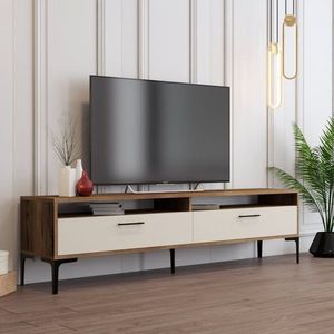 TV stolík Istanbul 2 - Walnut Cream vyobraziť