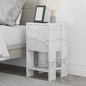 Nočný stolík Ema - Carrara Marble vyobraziť