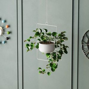 Dekoratívny kvetináč Parapet - White vyobraziť