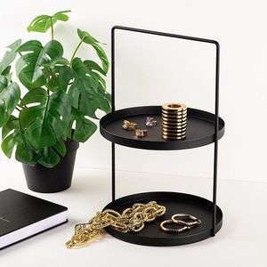 Dekoratívny kovový doplnok Tılos - Black vyobraziť