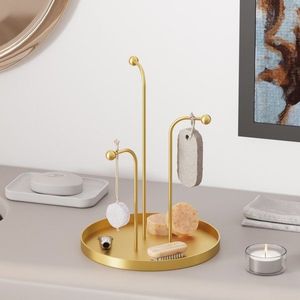 Dekoratívny kovový doplnok Leros-B - Gold vyobraziť