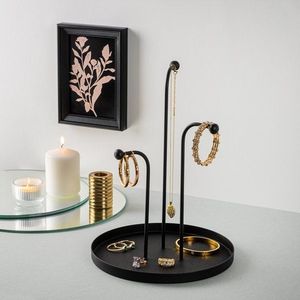 Dekoratívny kovový doplnok Leros - Black vyobraziť