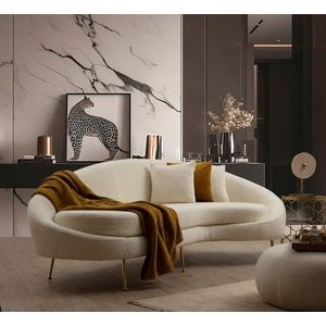 Trojmiestna pohovka Eses - Cream Bouclett vyobraziť