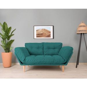Trojmiestna rozkladacia pohovka Nina Daybed - Petrol Green GR124 vyobraziť