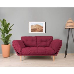 Trojmiestna rozkladacia pohovka Nina Daybed - Dark Red GR105 vyobraziť