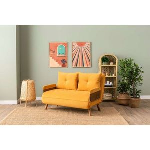 Dvojmiestna rozkladacia pohovka Cosmo 2-Seater - Bohemian Mustard vyobraziť