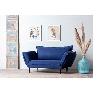Dvojmiestna rozkladacia pohovka Vino Daybed - Navy Blue \GR125\01 vyobraziť