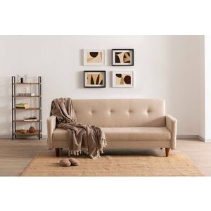 Trojmiestna rozkladacia pohovka Hiko - Cream vyobraziť