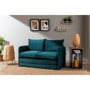 Dvojmiestna rozkladacia pohovka Saga 2-Seater - Petrol Green vyobraziť