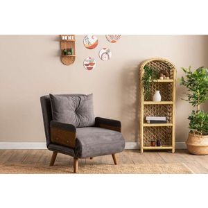 Rozkladacie kreslo Cosmo Single - Grey vyobraziť