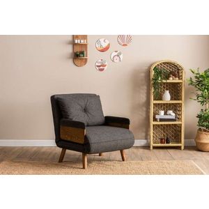 Rozkladacie kreslo Cosmo Single - Dark Grey vyobraziť