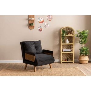 Rozkladacie kreslo Cosmo Single - Black vyobraziť