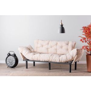 Trojmiestna rozkladacia pohovka Nitta Triple - Cream vyobraziť