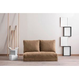 Dvojmiestna rozkladacia pohovka Taida - Light Brown vyobraziť