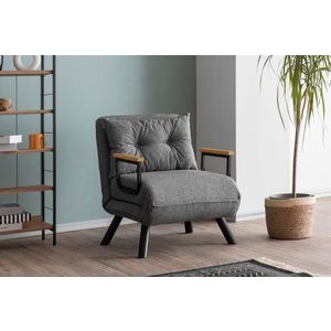 Rozkladacie kreslo Sando Single - Light Grey vyobraziť