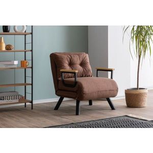 Rozkladacie kreslo Sando Single - Light Brown vyobraziť