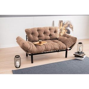 Dvojmiestna rozkladacia pohovka Nitta - Light Brown vyobraziť