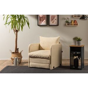 Rozkladacie kreslo Saga Single - Cream vyobraziť