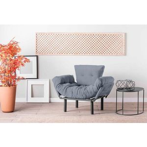 Kreslo ušiak Nitta Single - Grey vyobraziť