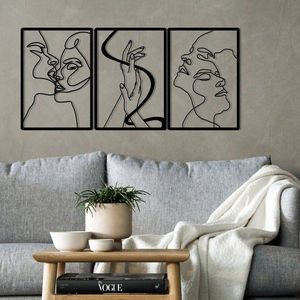 Dekoratívny kovový doplnok na stenu The Unity Of Love vyobraziť