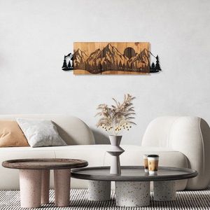 Dekoratívny drevený doplnok na stenu Sundown vyobraziť