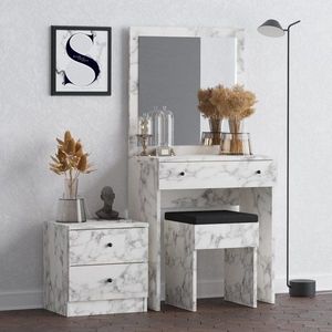 Toaletný stolík Nice - Carrara Marble vyobraziť