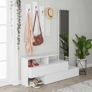 Predsieňová stena Ramda - White vyobraziť