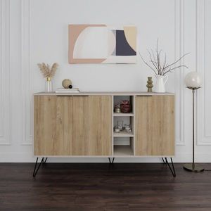 Konzolový stolík Clara - Sandstone, Oak vyobraziť