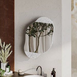 Kúpeľňová skrinka Cloud Storage Bathroom Wall Mirror - Carrara vyobraziť