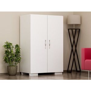 Skrinka na topánky / Botník Mada4 Ayak - White vyobraziť