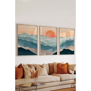 Dekoratívny rámovaný obraz (3 kusy) Artsycllct37 vyobraziť